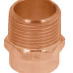 Conector de cobre rosca exterior 1/2 pulgada