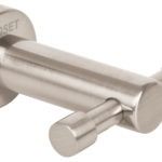 Gancho doble satinado ELA-73N 49673 Foset