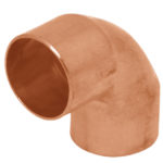 Codo 90° de cobre de 1/2 pulgada