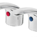 Juego 2 manerales tipo palanca para lavabo, Aqua AQMM-62 49781 Foset