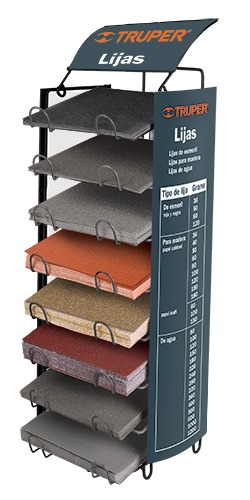 Rack para lijas R-LIJ 50208 Truper 1 Rack para lijas R-LIJ 50208 Truper