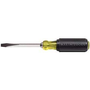 Desarmador plano 1/4 x 4 barra cuadrada alta resistencia 600-4 klein tools