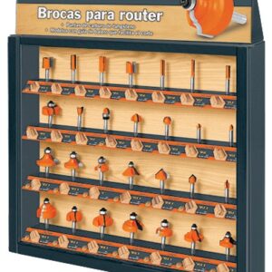 Exhibidor brocas para router EXMO-ROU 55218 Truper