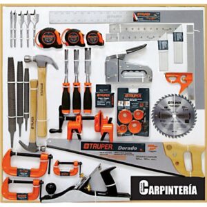 Exhibidor de carpintería, 82 x 82 cm, 1 sección EX80-CAR1 55360 Truper