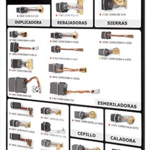 Exhibidor Truper de carbones de repuesto EXT-CARB 55566 Truper