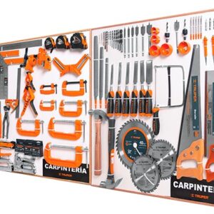 Exhibidor carpintería, 80x80,2 secciones EX80-CAR-2T 55908 Truper