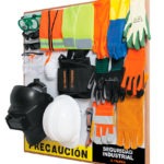 Exhibidor seguridad ind, 80x80,1 sección EX80-IND-1T 55913 Truper