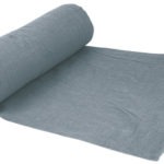 Franela de algodón en rollo 50 m color gris FRA-50G 57003 Klintek