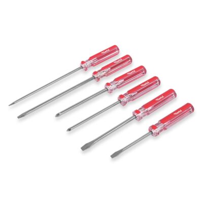 Desarmadores mango acetato transparente juego de 6 piezas std y ph SANTUL 8712
