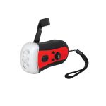 Linterna negra dinamo 3 leds SANELEC 1373