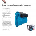 BOMBA PRESURIZADORA AUTOMATICA PARA AGUA LRP15-90 IUSA 616829