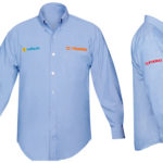 Camisa azul, manga larga, talla chica CAM-AZ-LS 60344 Truper