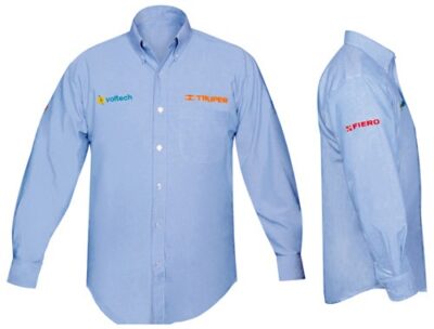 Camisa azul, manga larga, talla chica CAM-AZ-LS 60344 Truper