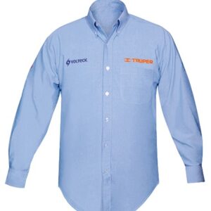 Camisa azul, manga larga, talla mediana CAM-AZ-LM 60345 Truper