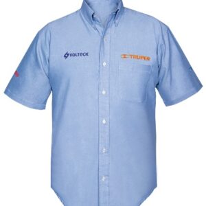 Camisa azul, manga corta, talla mediana CAM-AZ-CM 60349 Truper