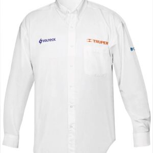 Camisa blanca, manga larga, talla mediana CAM-BCO-LM 60361 Truper