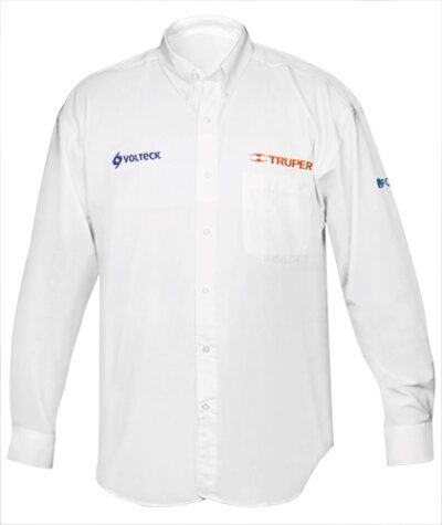 Camisa blanca, manga larga, talla mediana CAM-BCO-LM 60361 Truper