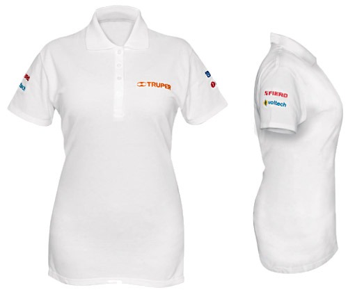 Playera polo blanca mujer talla Chica - CARTEGOMART