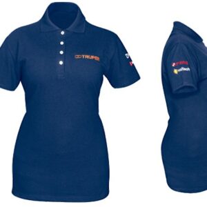 Playera polo azul para dama talla Chica