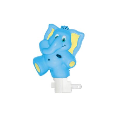 Lámpara de noche elefante luz blanca 1 led SANELEC 2114