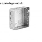 CAJA CUADRADA GALVANIZADA 4 x 4     3/4