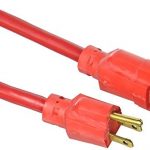 Extensión uso rudo aterrizada 7.6 metros roja 3x12 SANELEC 2240