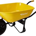 Carretilla 5.5 ft3 con llanta 14 x 3 solida SANTUL 8297