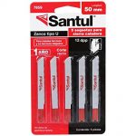 Seguetas para caladora zanco Up/metales 12 dientes por pulgada juego de 5 piezas SANTUL 7859