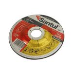 Disco abrasivo 4 1/2 corte depiedra tipo 27 alto rendimiento SANTUL 7987