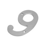 Número 9 para exterior 4 de aleación de zinc SANTUL 8439
