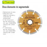DISCO DIAMANTE 4 1/2 RIN SEGMENTADO LION TOOLS