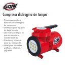 COMPRESOR DE DIAFRAGMA GONI 1/4 HP 954 LIBRE DE ACEITE