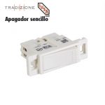 APAGADOR SENCILLO TRADIZIONE  CAT-254 BEIGE 399412
