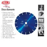 DISCO 1523 AUSTROMEX 9 DIAMANTE PLATA