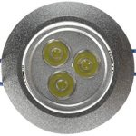Plafon led 3W redondo de empotrar 6500k SANELEC 1600