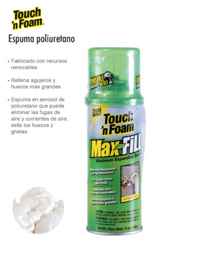 ESPUMA POLIURETANO TOUCH N FOAM 340g