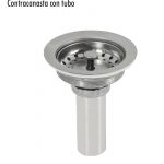 CONTRACANASTA ACERO INOXIDABLE 3813M DICA C/TUBO LATON