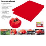 LONA USO RUDO ROJA 5 X 7 METROS LION TOOLS