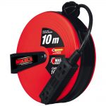 Carrete con extension electrica de 10 metros  Mikels CEE-10