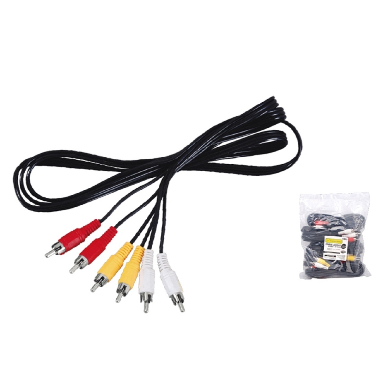 Cable para audio y video rca