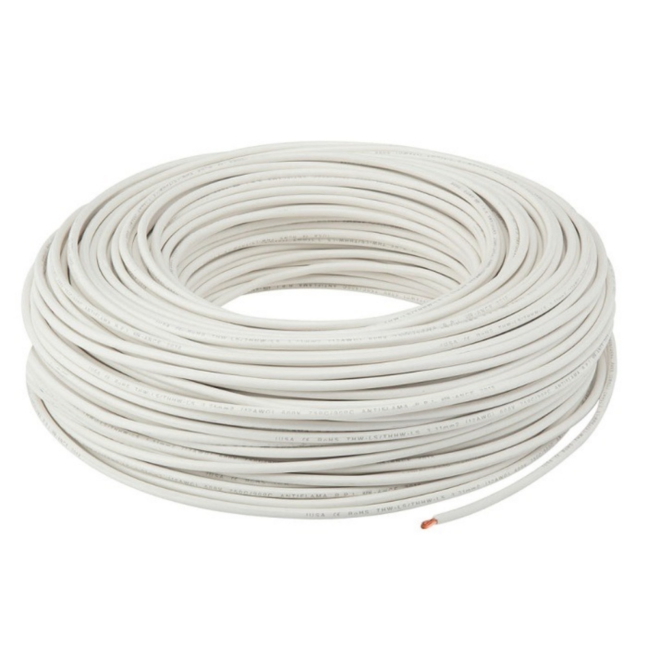 Cable thw 8 awg blanco