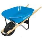 Carretilla 5.5 fts mango de madera llanta sólida Truper CAT-50WSO 11762