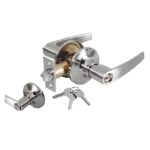 Cerradura de manija para recamara cromo