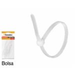 Cinchos plásticos 4.8 x 500 mm color natural 50 piezas SANELEC 5789