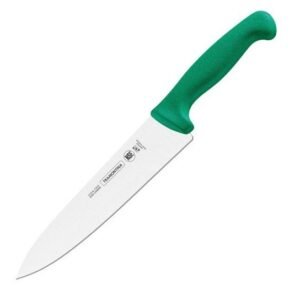 Cuchillo carnicero para chef Tramontina 10 pulgadas verde