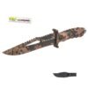 Cuchillo de monte camuflaje con funda lion tools