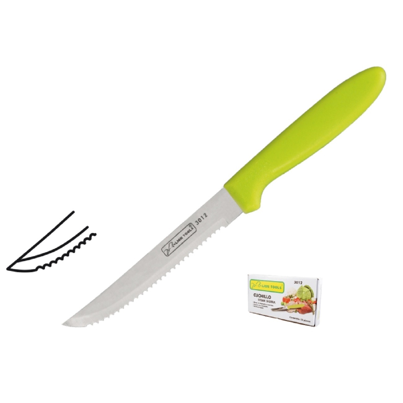 Cuchillo de sierra mango de plastico