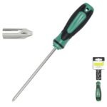 Desarmador de cruz 1/4 x 8 bimaterial Lion tools