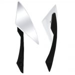 Espejo retrovisor univeral para motociclismo plata Mikels EURM-2P