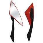 Espejo retrovisor univeral para motociclismo rojo Mikels EURM-2R